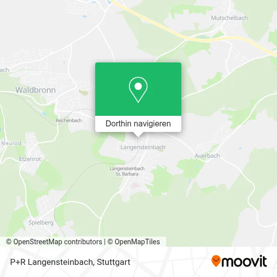 P+R Langensteinbach Karte