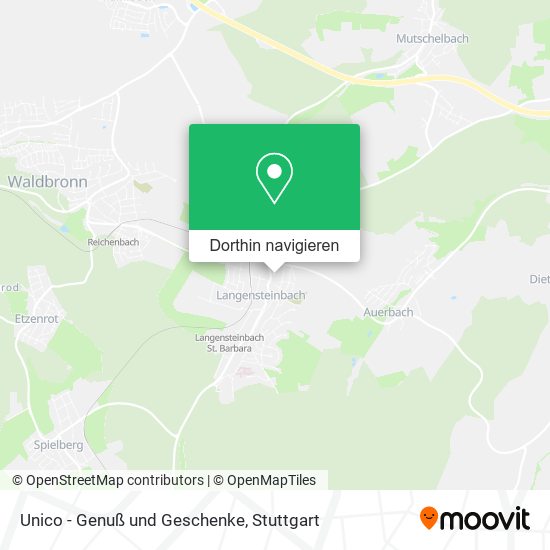 Unico - Genuß und Geschenke Karte