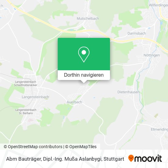 Abm Bauträger, Dipl.-Ing. Mußa Aslanbygi Karte
