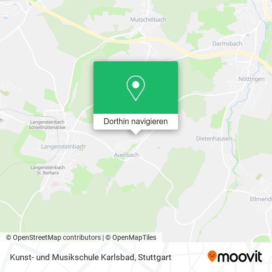 Kunst- und Musikschule Karlsbad Karte