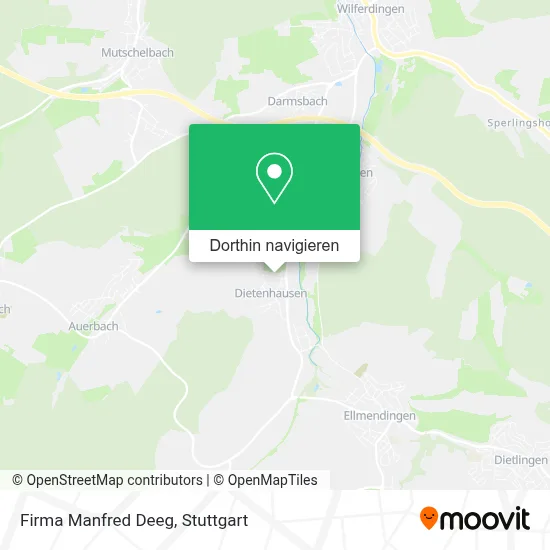 Firma Manfred Deeg Karte