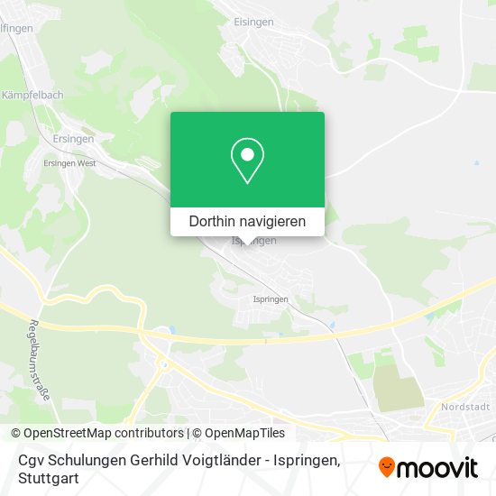 Cgv Schulungen Gerhild Voigtländer - Ispringen Karte