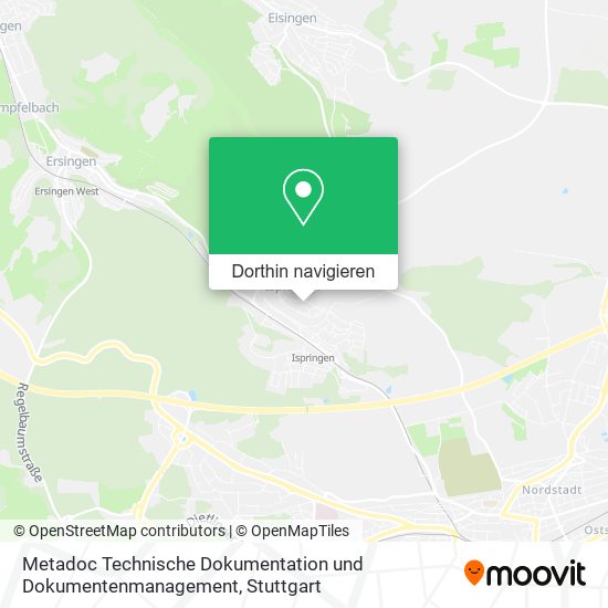 Metadoc Technische Dokumentation und Dokumentenmanagement Karte