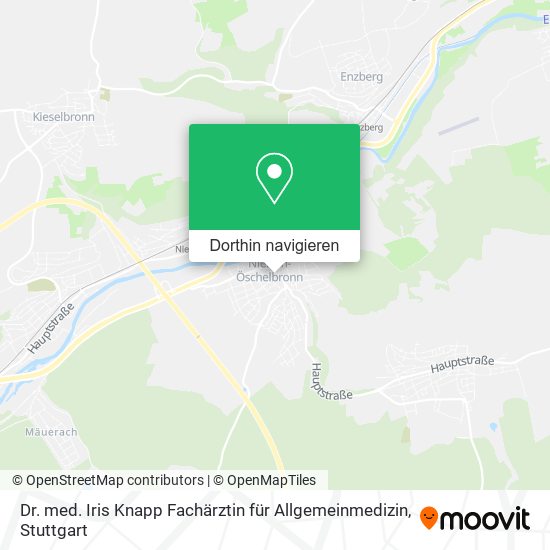 Dr. med. Iris Knapp Fachärztin für Allgemeinmedizin Karte