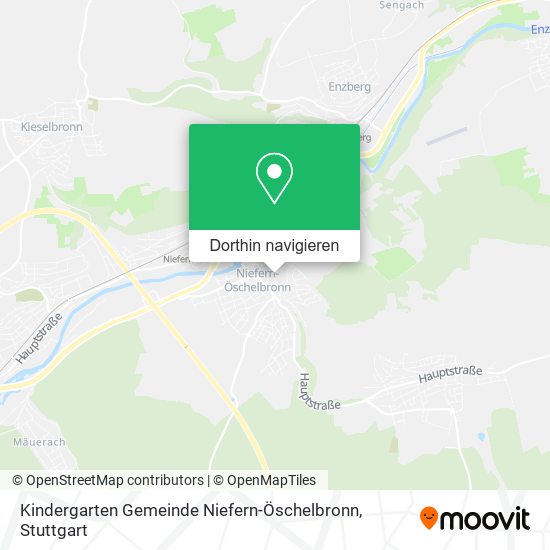 Kindergarten Gemeinde Niefern-Öschelbronn Karte