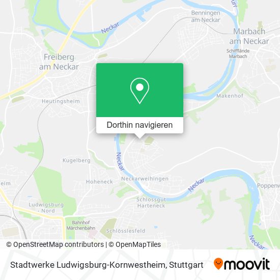 Stadtwerke Ludwigsburg-Kornwestheim Karte