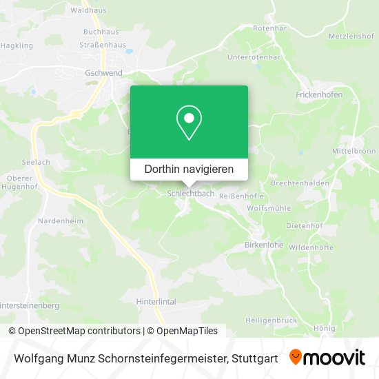 Wolfgang Munz Schornsteinfegermeister Karte