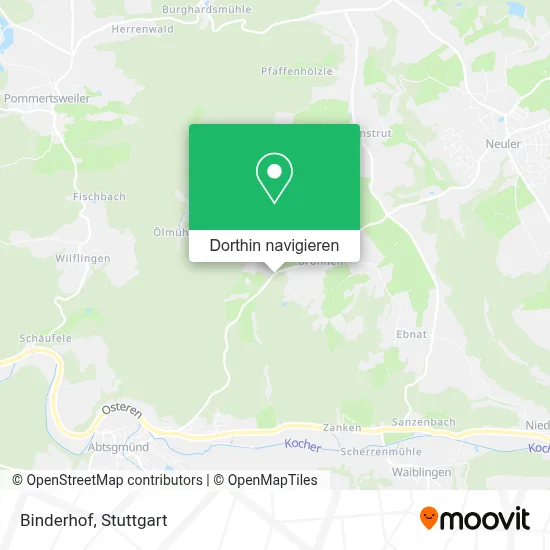 Binderhof Karte