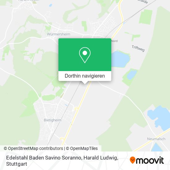 Edelstahl Baden Savino Soranno, Harald Ludwig Karte