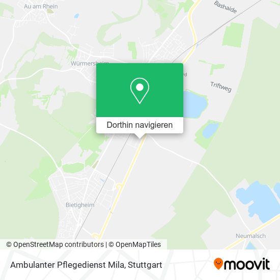 Ambulanter Pflegedienst Mila Karte