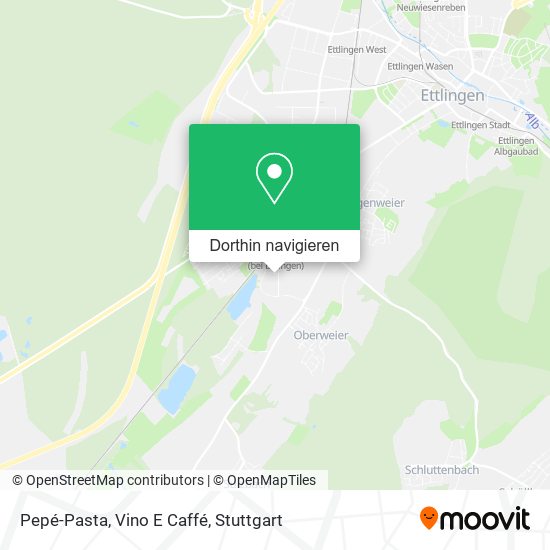 Pepé-Pasta, Vino E Caffé Karte