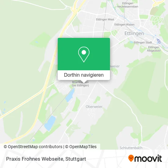 Praxis Frohnes Webseite Karte