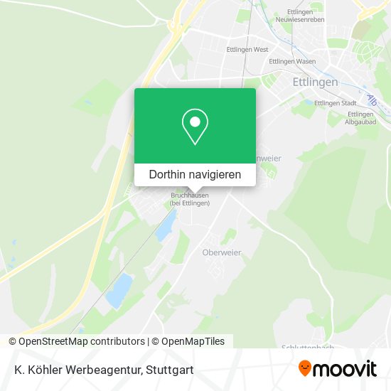 K. Köhler Werbeagentur Karte