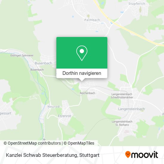 Kanzlei Schwab Steuerberatung Karte