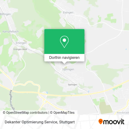 Dekanter Optimierung Service Karte