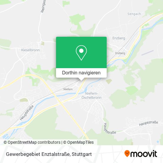 Gewerbegebiet Enztalstraße Karte