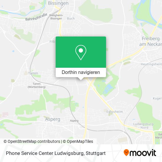 Phone Service Center Ludwigsburg Karte