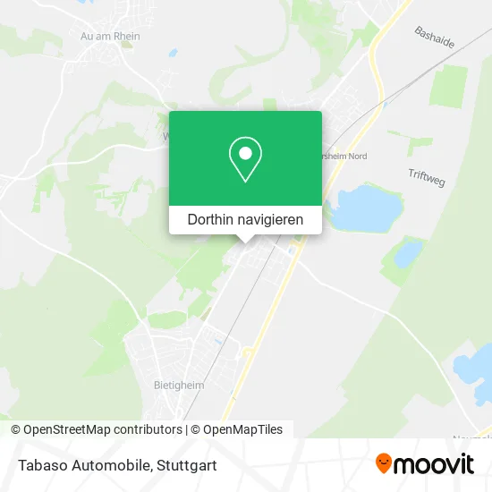 Tabaso Automobile Karte