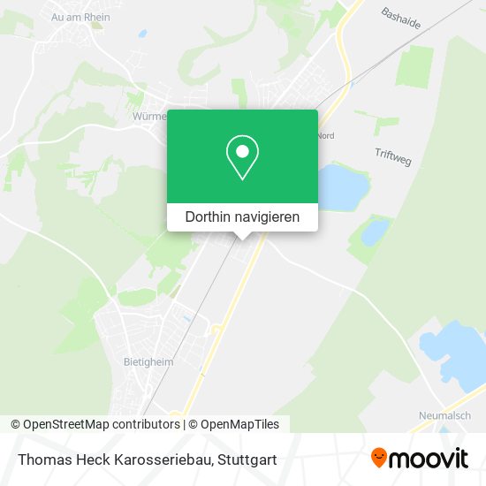 Thomas Heck Karosseriebau Karte