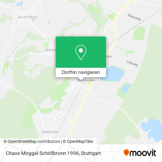 Chaos Moggel Schöllbronn 1996 Karte