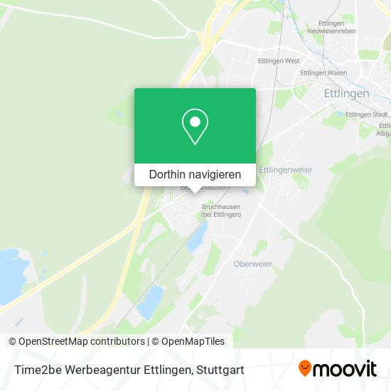 Time2be Werbeagentur Ettlingen Karte
