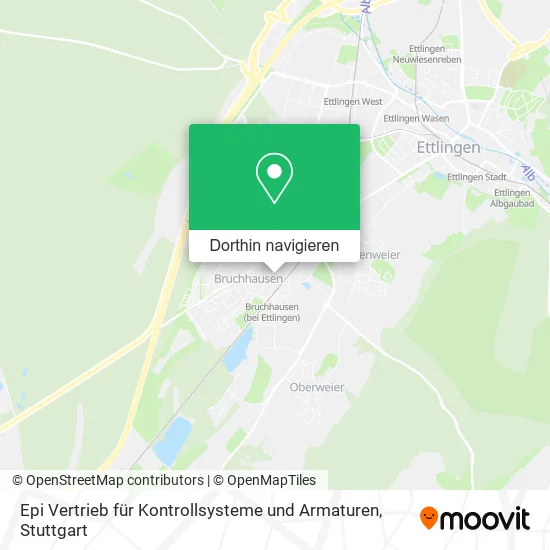Epi Vertrieb für Kontrollsysteme und Armaturen Karte