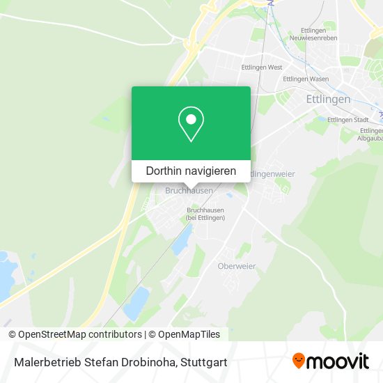 Malerbetrieb Stefan Drobinoha Karte