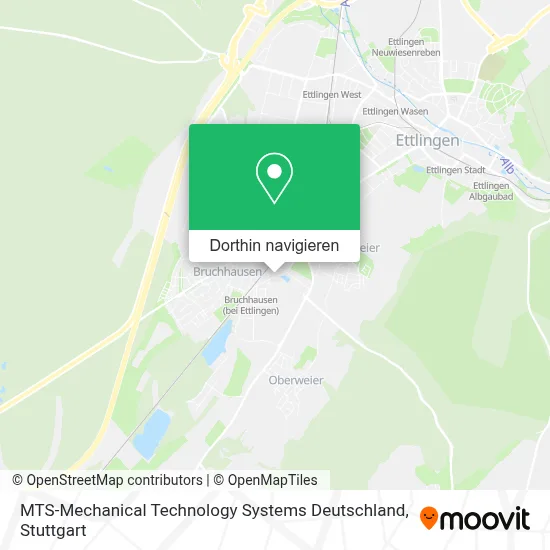 MTS-Mechanical Technology Systems Deutschland Karte