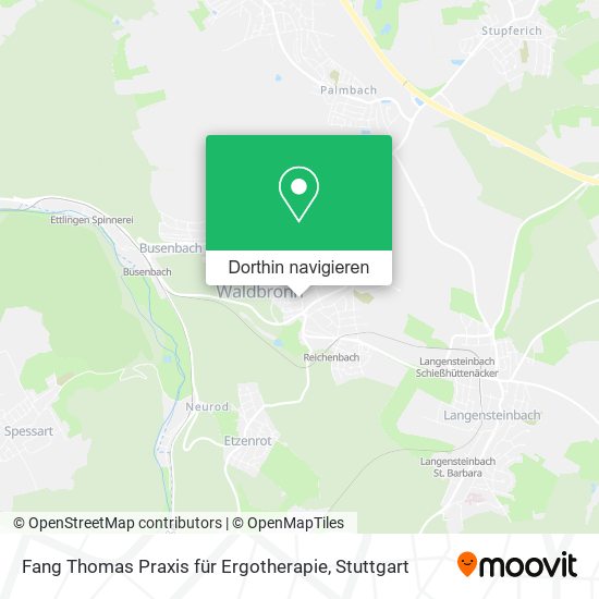 Fang Thomas Praxis für Ergotherapie Karte