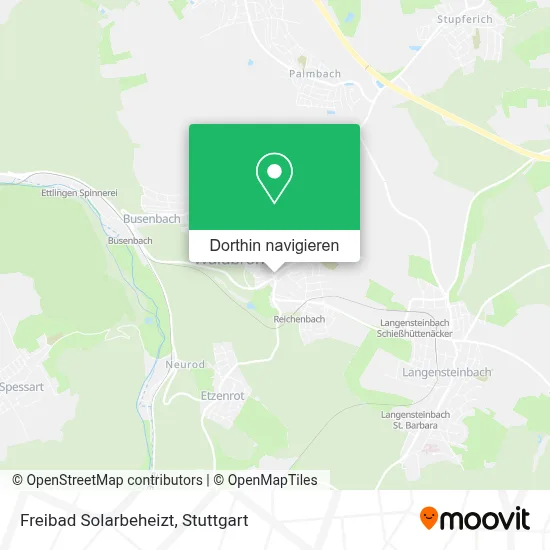 Freibad Solarbeheizt Karte