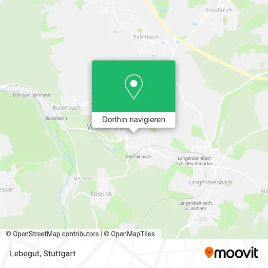 Lebegut Karte