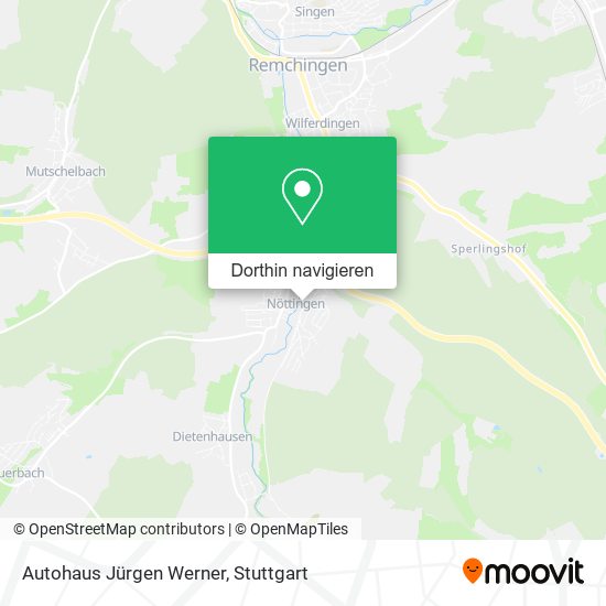 Autohaus Jürgen Werner Karte
