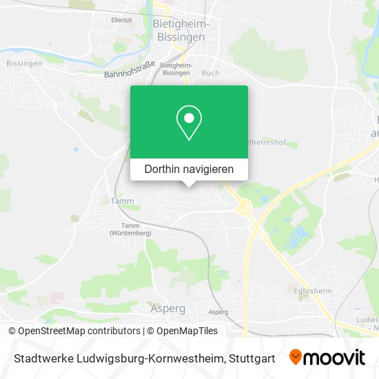 Stadtwerke Ludwigsburg-Kornwestheim Karte