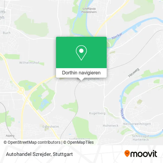 Autohandel Szrejder Karte