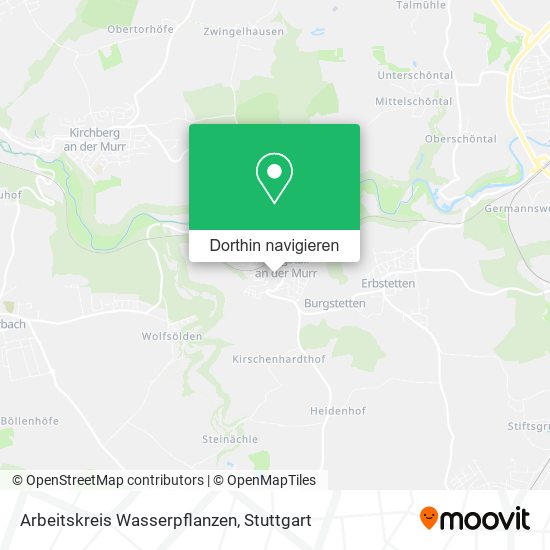 Arbeitskreis Wasserpflanzen Karte
