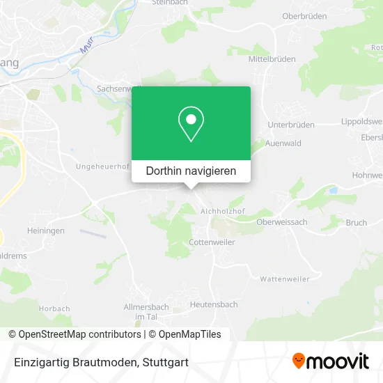 Einzigartig Brautmoden Karte