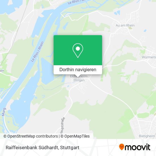 Raiffeisenbank Südhardt Karte