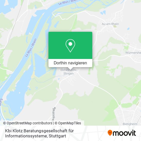 Kbi Klotz Beratungsgesellschaft für Informationssysteme Karte