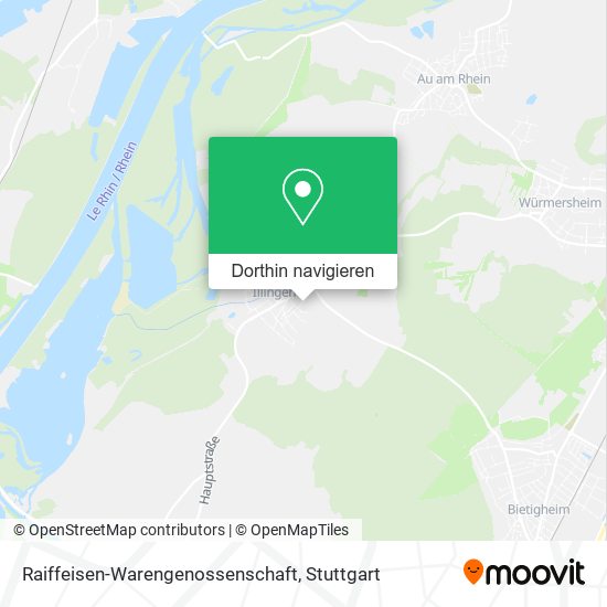 Raiffeisen-Warengenossenschaft Karte