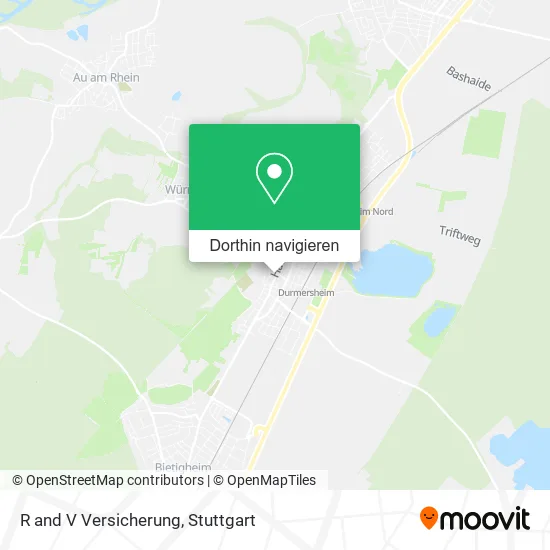 R and V Versicherung Karte
