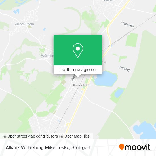 Allianz Vertretung Mike Lesko Karte
