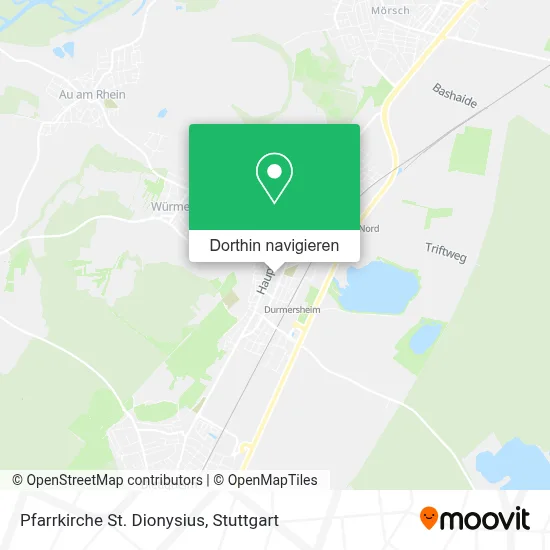 Pfarrkirche St. Dionysius Karte