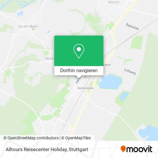 Alltours Reisecenter Holiday Karte