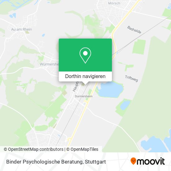 Binder Psychologische Beratung Karte