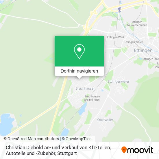 Christian Diebold an- und Verkauf von Kfz-Teilen, Autoteile und -Zubehör Karte