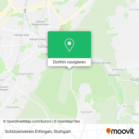 Schützenverein Ettlingen Karte