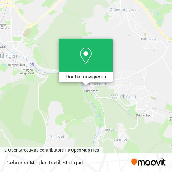 Gebrüder Mogler Textil Karte