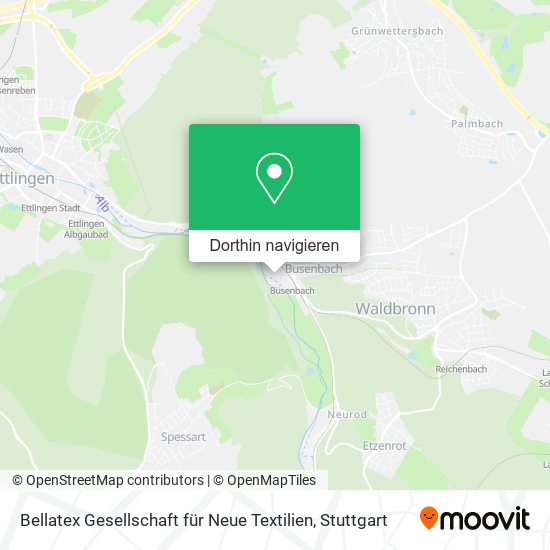 Bellatex Gesellschaft für Neue Textilien Karte
