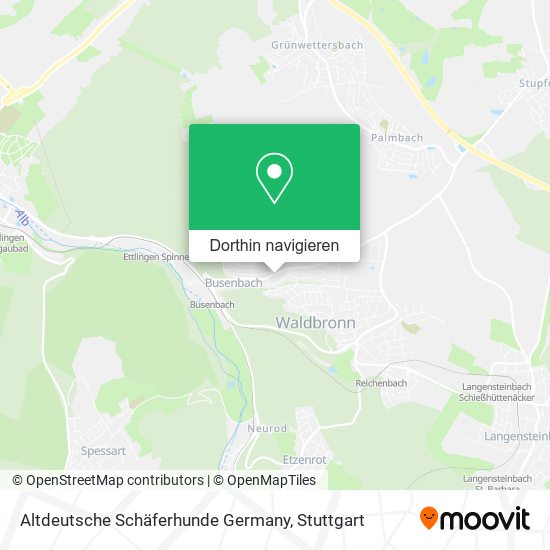 Altdeutsche Schäferhunde Germany Karte