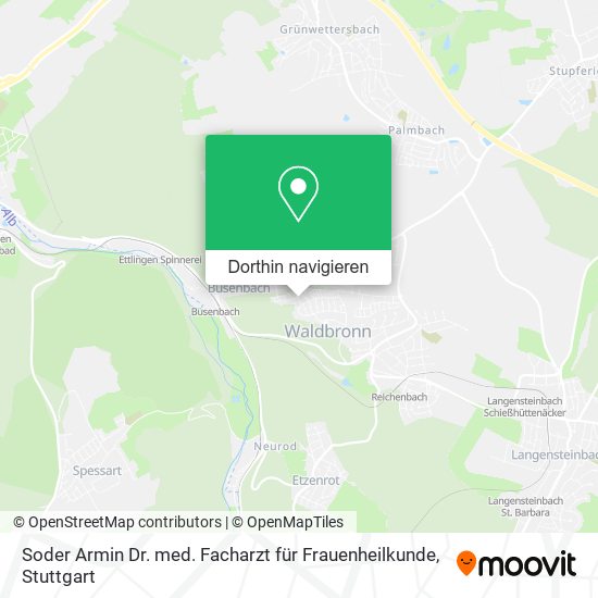 Soder Armin Dr. med. Facharzt für Frauenheilkunde Karte